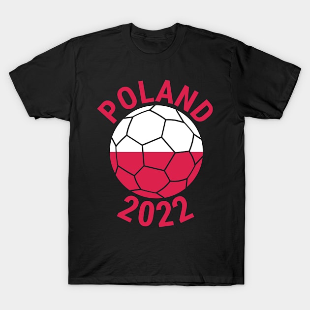 Poland World Cup 2022 Qatar 2022 T-Shirt by Jas-Kei Designs